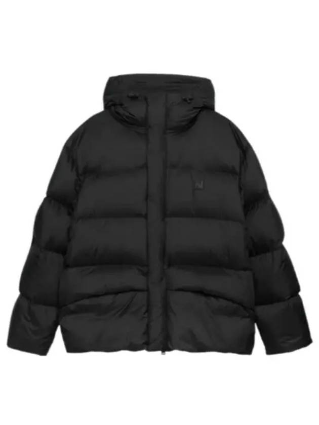 The Mwave Patch Nylon Down Jacket Black - MSGM - BALAAN 2