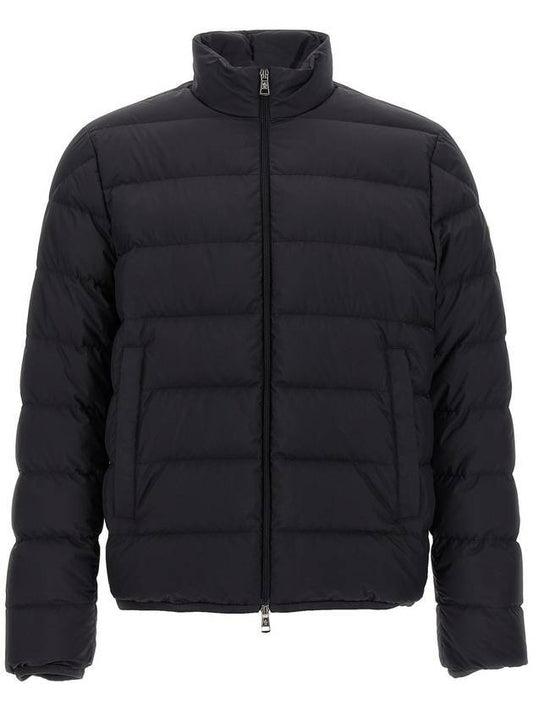 Baudinet short down jacket navy - MONCLER - BALAAN 1