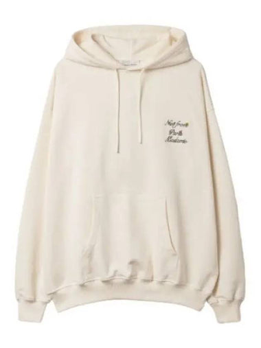 Droldmonsieur Le Hoody Slogan Af Fleur Cream - DROLE DE MONSIEUR - BALAAN 1