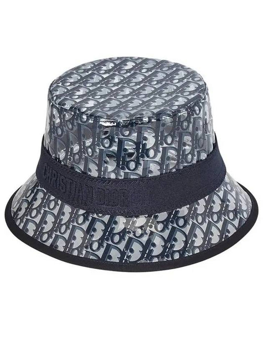 French Oblique Small Brim Bucket Hat Blue - DIOR - BALAAN 1
