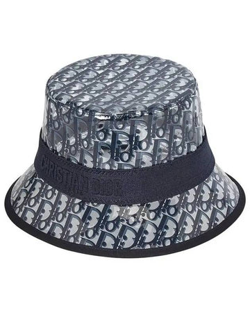 French Oblique Bucket Hat Blue - DIOR - BALAAN 1