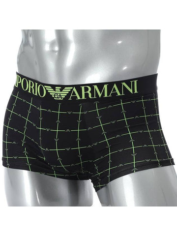 Check Briefs Black Green - EMPORIO ARMANI - BALAAN 1