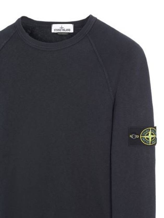 Wappen Patch Round Sweatshirt Navy - STONE ISLAND - BALAAN 4