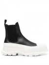 Embossed Logo Chelsea Boots Black - ALEXANDER MCQUEEN - BALAAN 2