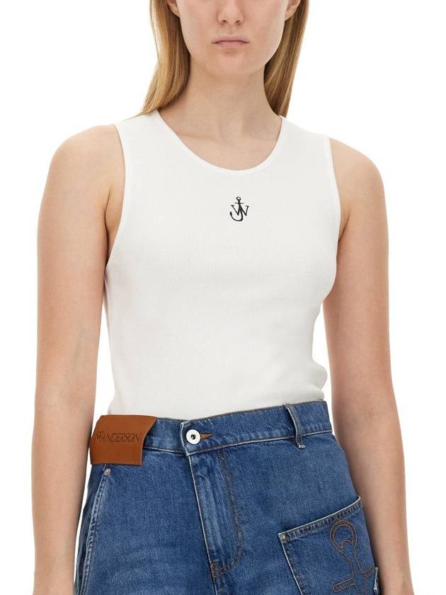 JW Anderson Top With Logo Embroidery - JW ANDERSON - BALAAN 4