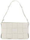 Cassette Strap Shoulder Bag Chalk White - BOTTEGA VENETA - BALAAN 1