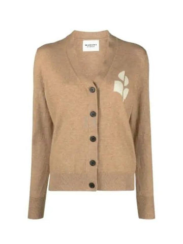 Karin CA0008FA A1X05E 50CM logo cardigan - ISABEL MARANT - BALAAN 1