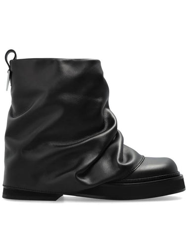 The Attico Leather Ankle Boots Mini Robin, Women's, Black - THE ATTICO - BALAAN 1