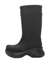 Women's Crocs Rubber Long Boots Black - BALENCIAGA - BALAAN 2