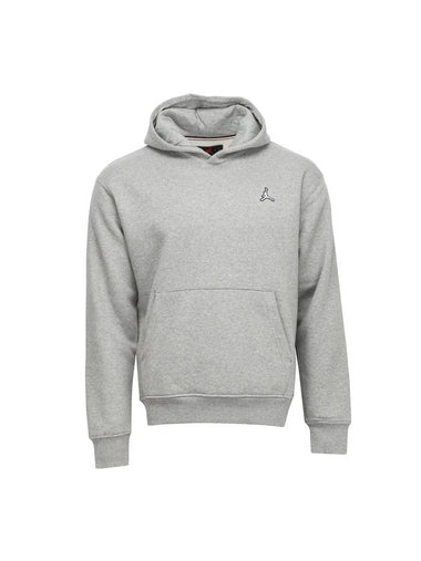 Men's Jordan Essential Fleece Pullover Hoodie Grey - NIKE - BALAAN 1