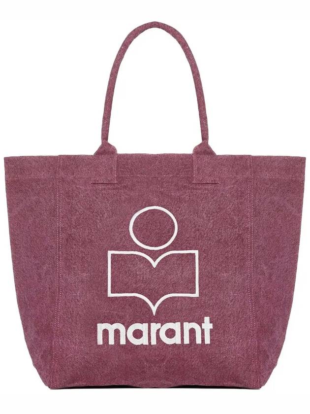 Yenky Logo Washed Cotton Tote Bag Purple - ISABEL MARANT - BALAAN 2