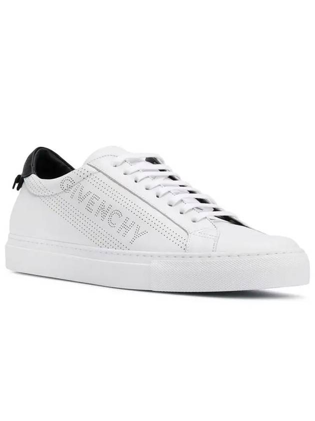 Urban Street Punching Logo Low Top Sneakers White - GIVENCHY - BALAAN 3