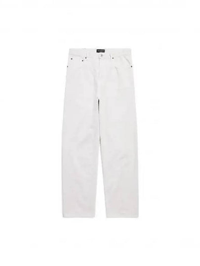 Loose Fit Wide Leg Jeans White - BALENCIAGA - BALAAN 2