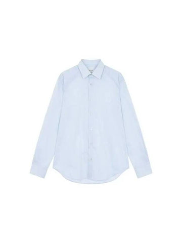 slim fit striped shirt light blue - PAUL SMITH - BALAAN 1