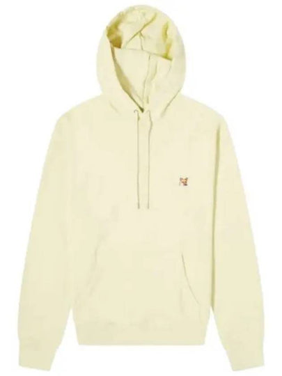 Fox Head Patch Regular Hoodie Chalk Yellow - MAISON KITSUNE - BALAAN 2