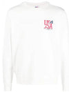 Iconic USA Logo Print Sweatshirt Ivory - AUTRY - BALAAN 2