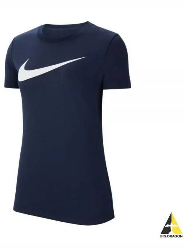 Women's Dry Fit Park 20 Short Sleeve T-Shirt Navy - NIKE - BALAAN 2