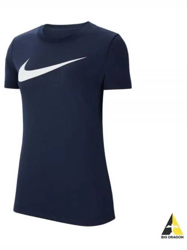 Women's Dri-Fit Park 20 Short Sleeve T-Shirt Navy - NIKE - BALAAN 2