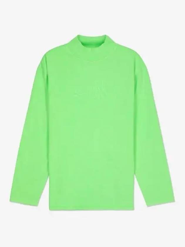 Mock neck long sleeve t shirt green 06T013GREEN - ERL - BALAAN 1