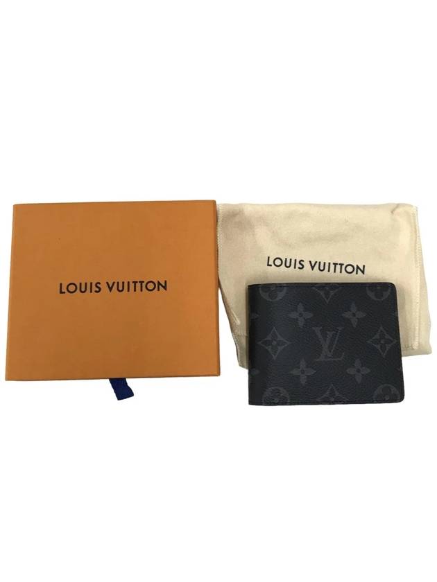 Slender Monogram Eclipse Half Wallet Black - LOUIS VUITTON - BALAAN 7