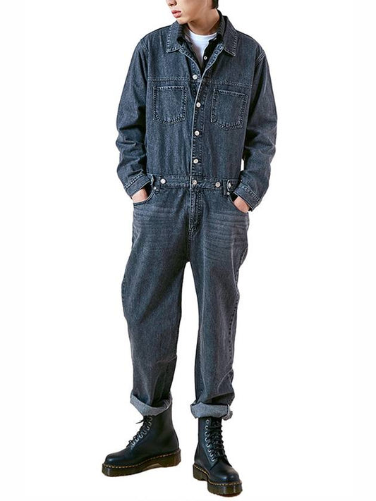 Men's Denim Jumpsuit Black - PHILOGRAM - BALAAN 1