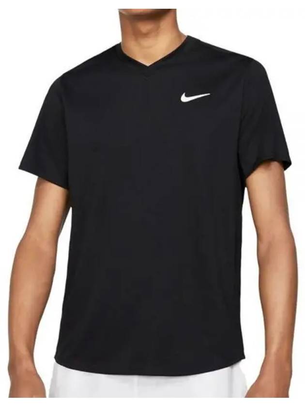 Victory Court Dri Fit Short Sleeve T-shirt Black - NIKE - BALAAN 2