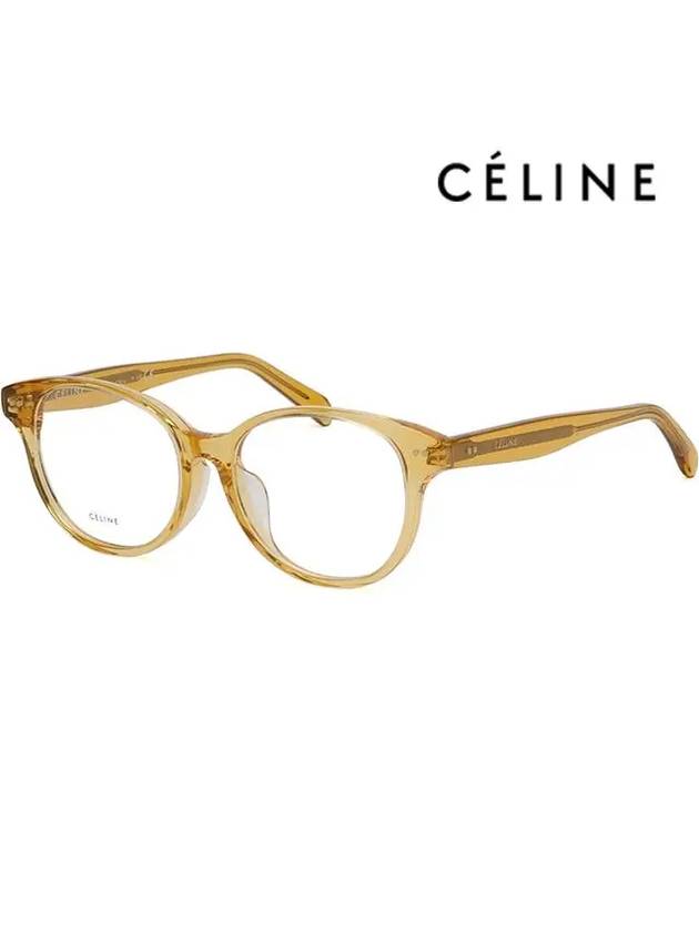 Eyewear Round Eyeglasses Yellow - CELINE - BALAAN 2