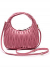 Wander Materasse Nappa Leather Mini Hobo Tote Bag Begonia Pink - MIU MIU - BALAAN 5