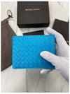 wide halfwallet sky blue - BOTTEGA VENETA - BALAAN.