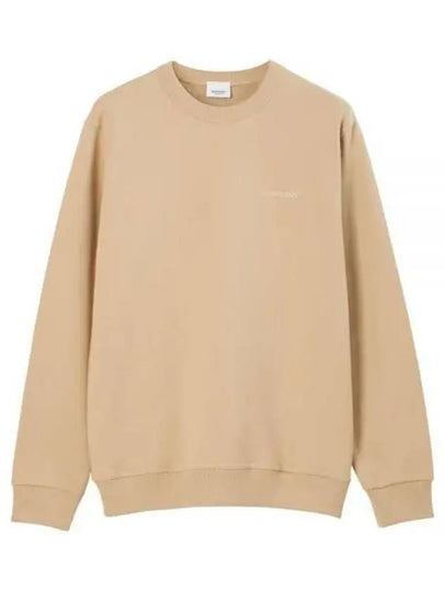 Check EKD Cotton Sweatshirt Soft Fawn - BURBERRY - BALAAN 2