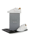 23S S USSN001 XB602006 BIANCO/TERRA stitch detail white & brown sneakers - KITON - BALAAN 1