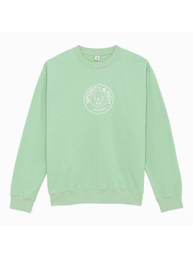 Women's Monaco Crew Neck Sweatshirt Sage - SPORTY & RICH - BALAAN 1