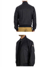 Reppe Rain Zip-Up Jacket Black - MONCLER - BALAAN 6