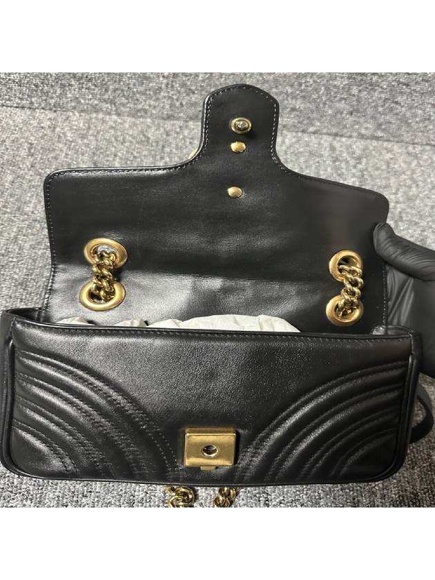 GG Marmont mini leather shoulder bag - GUCCI - BALAAN 6