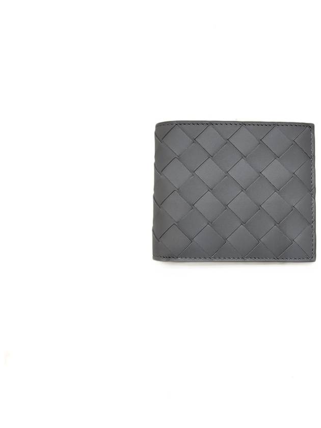 Men's Big Intrecciato Bifold Bifold Wallet Gray - BOTTEGA VENETA - BALAAN 2