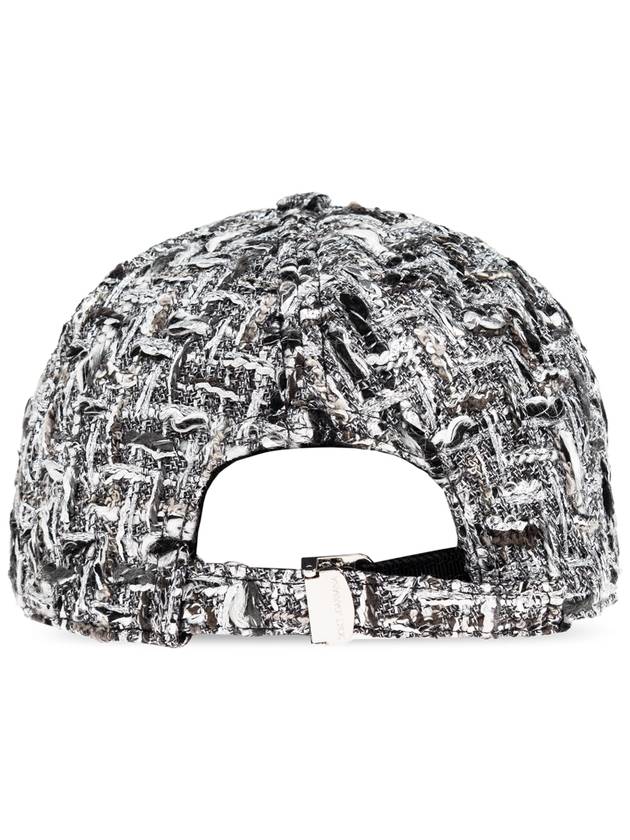 Dolce & Gabbana Tweed Cap With Lurex Thread, Women's, Grey - DOLCE&GABBANA - BALAAN 3