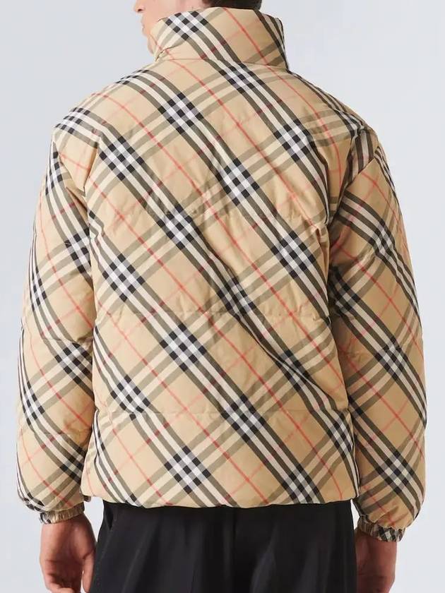 Reversible Check Down Padding Sand - BURBERRY - BALAAN 5