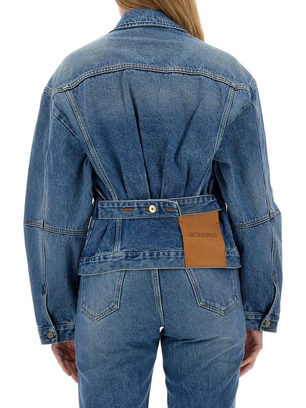 La Veste Denim Jacket Blue - JACQUEMUS - BALAAN 4