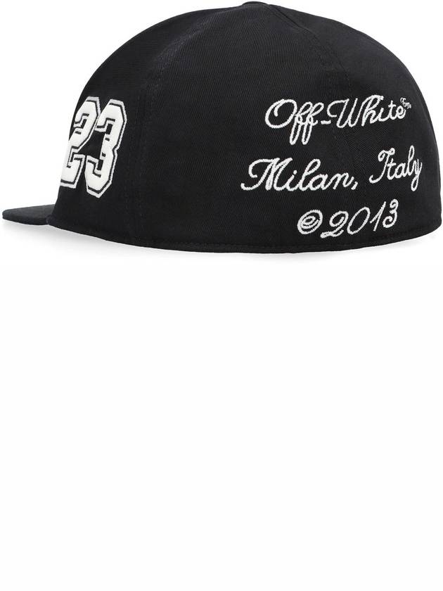 hat OMLB055S24FAB003 1001 black - OFF WHITE - BALAAN 4