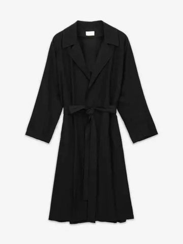 Women s Emiliana Long Coat Black 7084W2423BLK - THE ROW - BALAAN 1