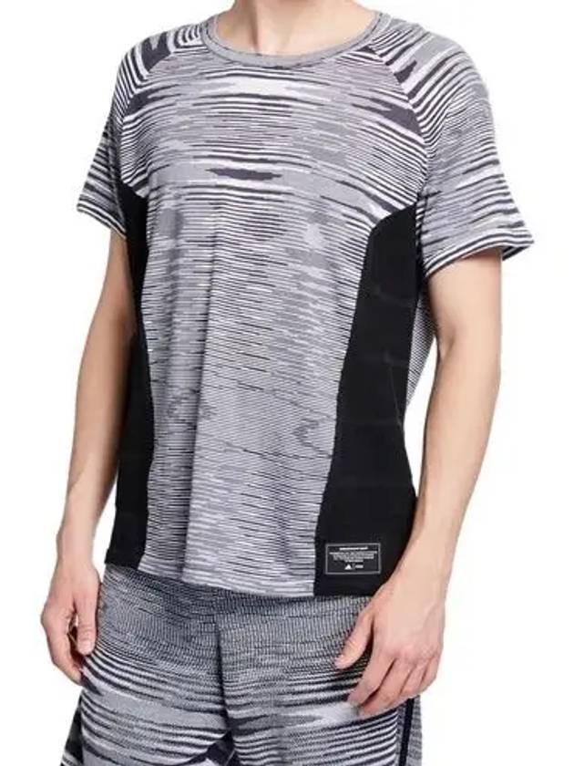 Men's Supernova Running Short Sleeve T-Shirt Grey - ADIDAS - BALAAN 1