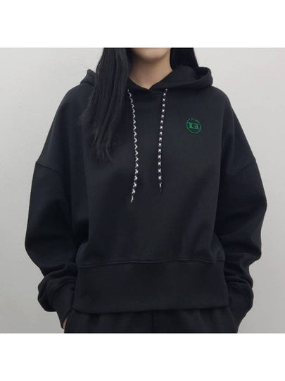 Crop Hoodie Black - THE GREEN LAB - BALAAN 2