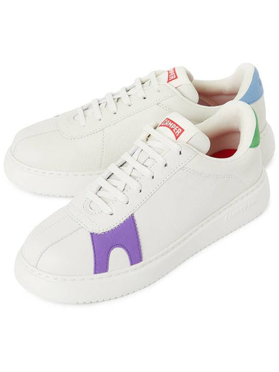 Twins Non Dyed Leather Low Top Sneakers White - CAMPER - BALAAN 2