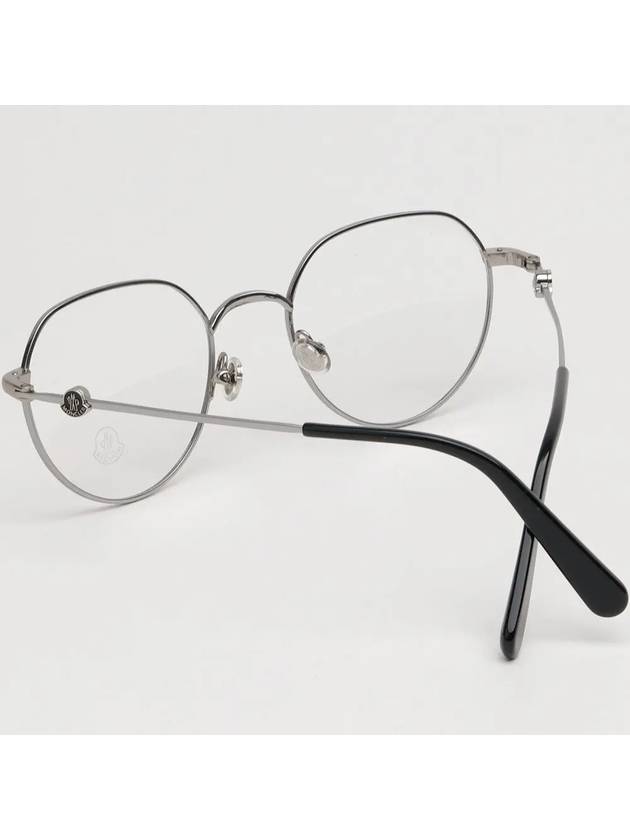 Eyewear Round Titanium Eyeglasses Silver - MONCLER - BALAAN 5