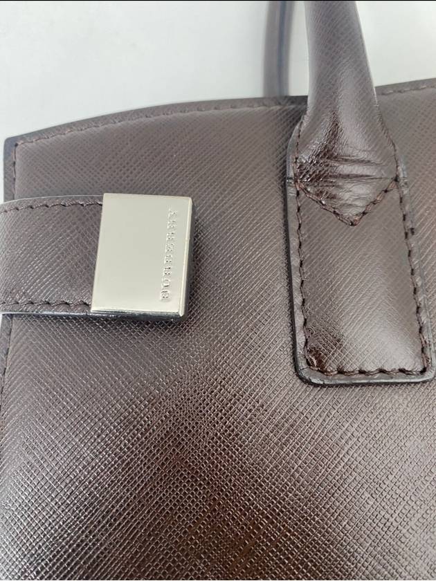 Saffiano tote bag - BURBERRY - BALAAN 4