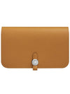 Dogon Duo Long Wallet Caramel - HERMES - BALAAN 1