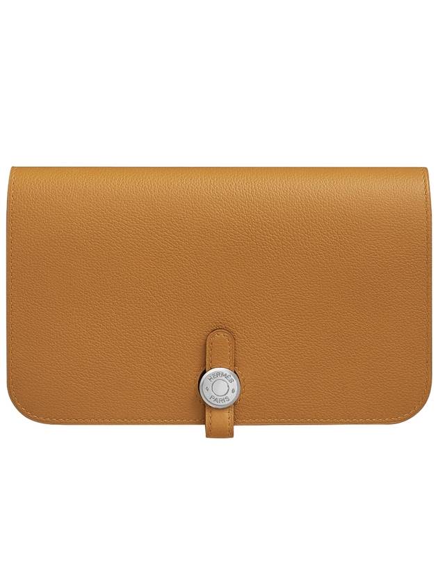 Dogon Duo Long Wallet Caramel - HERMES - BALAAN 1