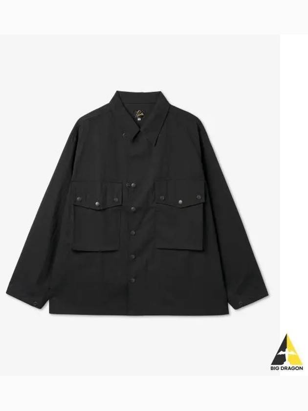 Oxford cloth field jacket black OT092BLACK - NEEDLES - BALAAN 1