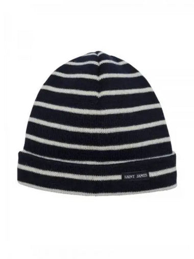 BONNETS RAYES 0308 51 MARINEECRU Striped Beanie - SAINT JAMES - BALAAN 1