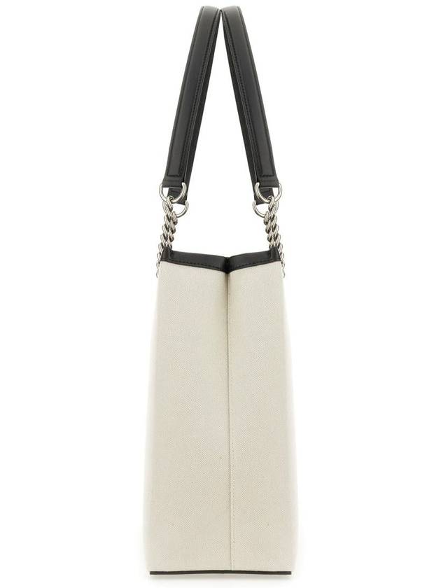 Duty Free Canvas Tote Bag White - BALENCIAGA - BALAAN 4